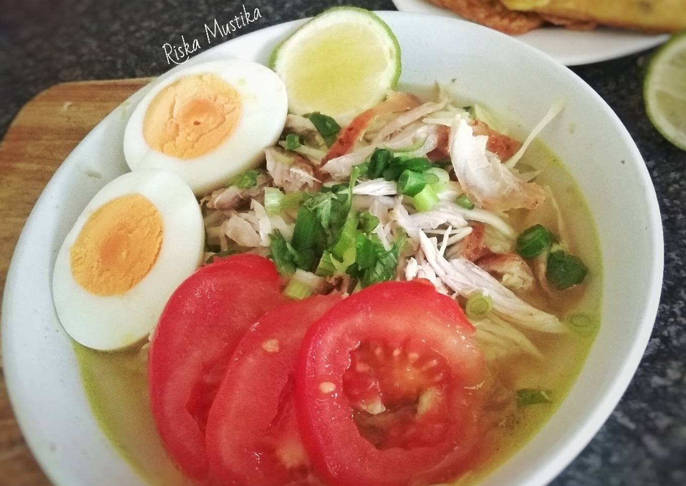 Soto Ayam (Yellow Chicken Clear Soup)