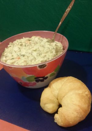 A picture of Dreamy Creamy Chicken & Rice Soup.