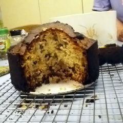 A picture of great grandma's light fruit cake (not christmas).