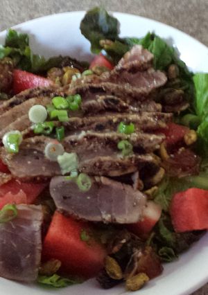 A picture of Tropical Ahi Tuna Salad.