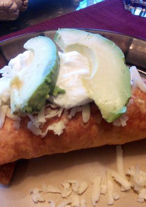 A picture of Chicken Chimichanga.