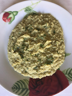 Una foto de Puré de habas