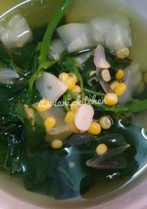 Foto resep Sayur bening(bayam, blonceng,jagung muda) #BikinRamadan Berkesan