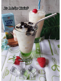Foto resep Es Melon Yakult