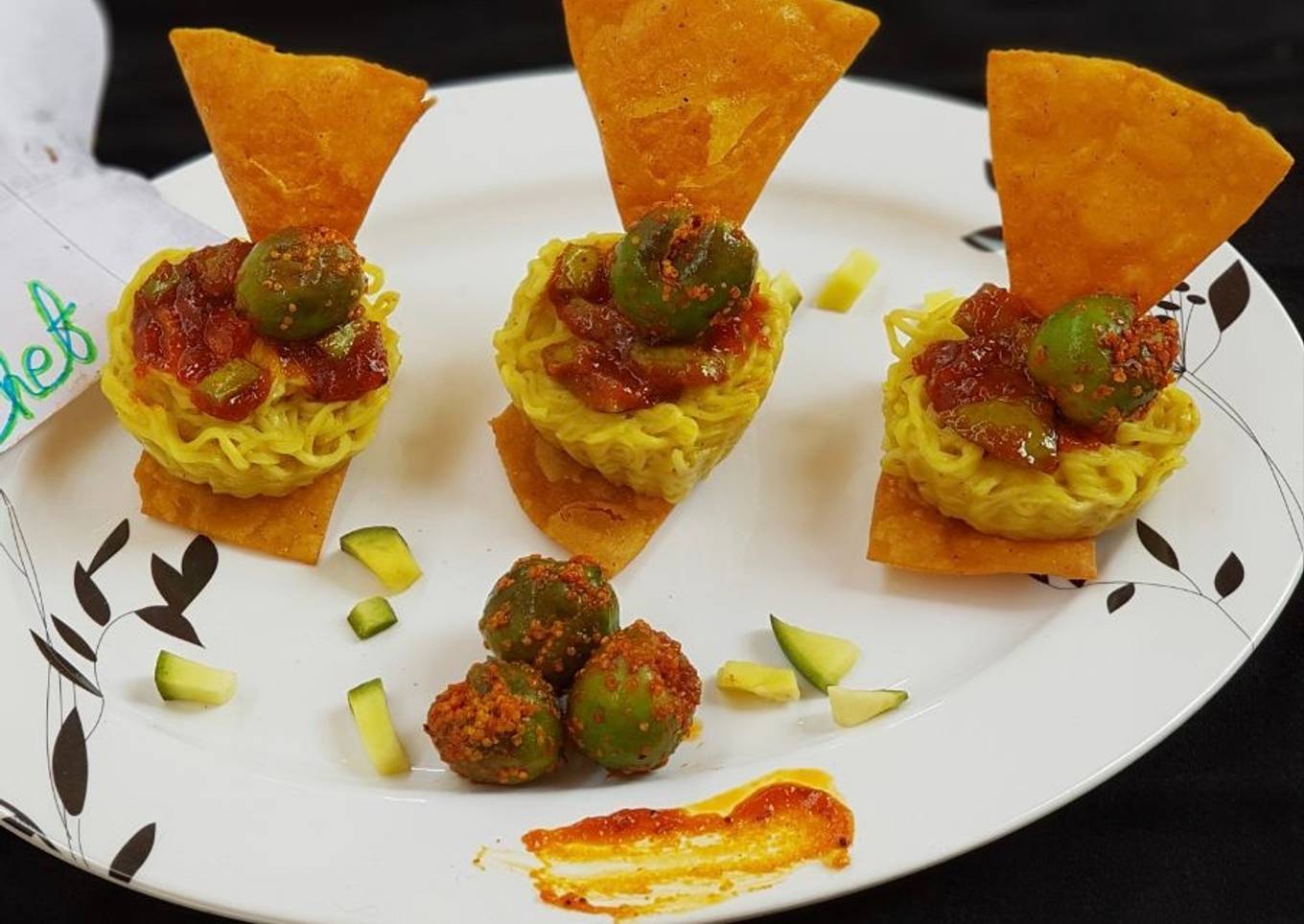 Keri gunda meggy with nachos