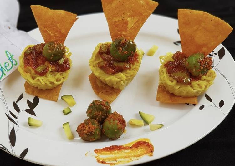 Recipe of Ultimate Keri gunda meggy with nachos