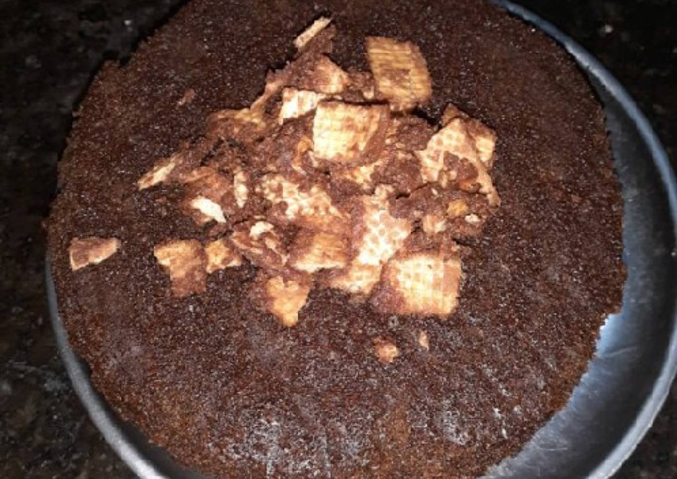 Kitkat bourbon steamed cake