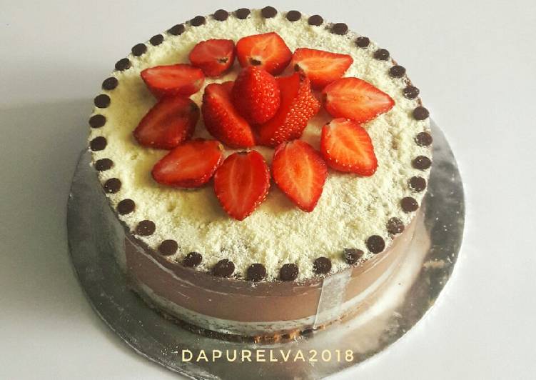 Resep Mouse Chocolate Cake With Strawberry Milk Yang Renyah