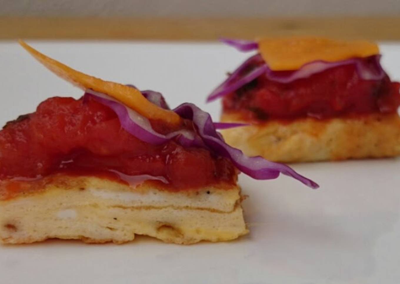 Roasted tomatoes with balsamic glaze