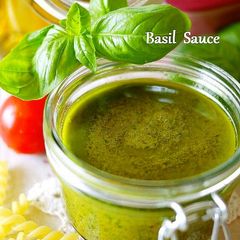 A picture of Easy Wanut Basil Pesto.
