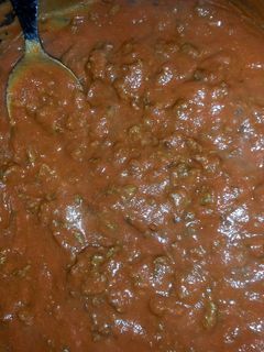A picture of Spaghetti sauce.