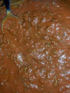 A picture of Spaghetti sauce.