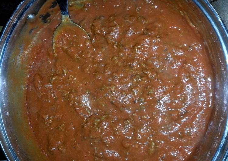 Simple Way to Prepare Super Quick Homemade Spaghetti sauce