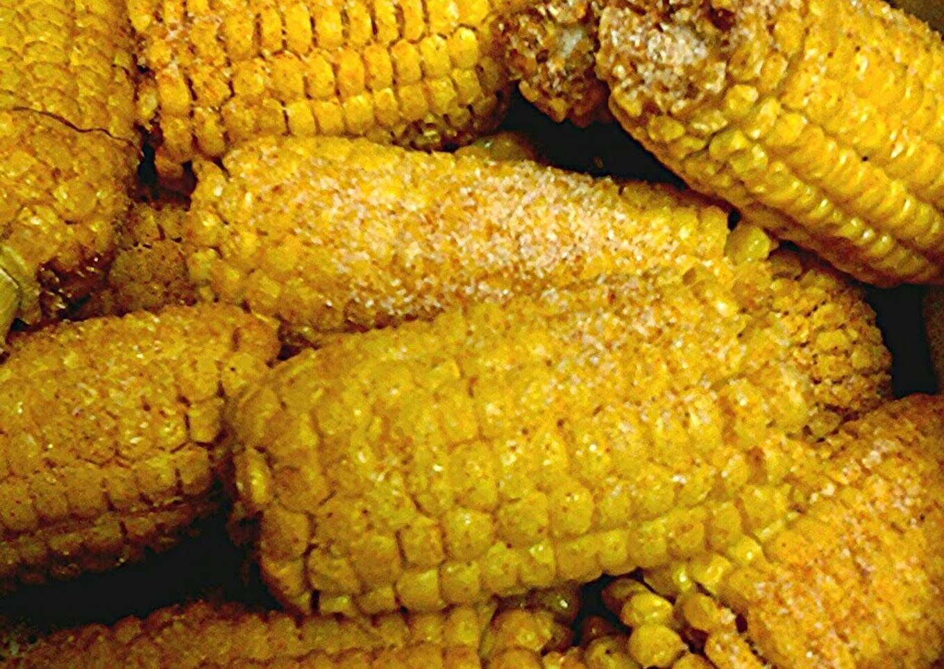 Deep fried corn on the cobb
