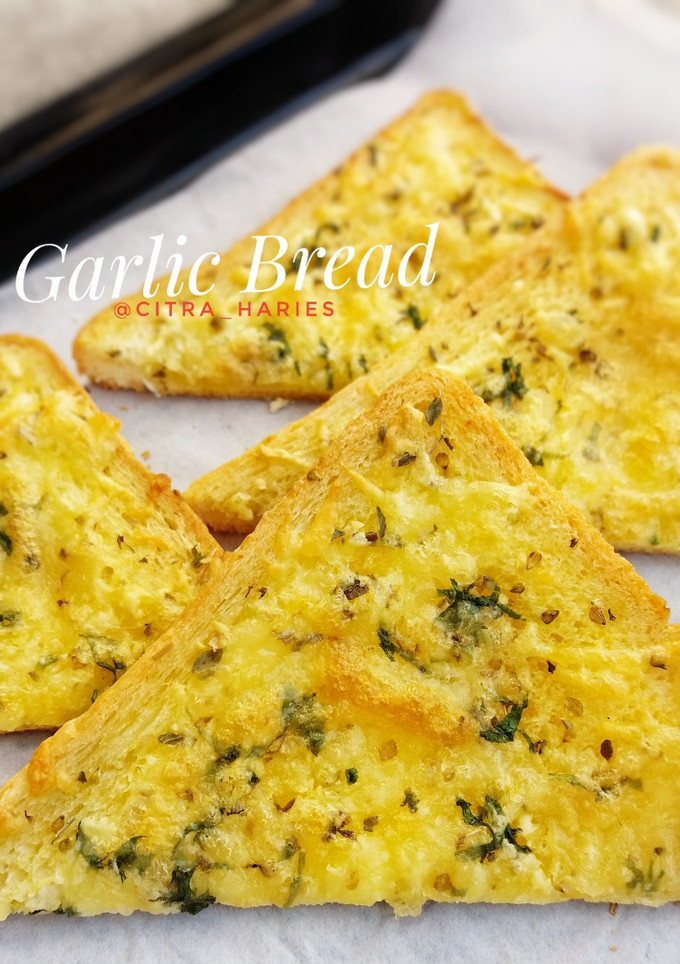 Foto resep Garlic Cheese Bread (dg roti tawar)