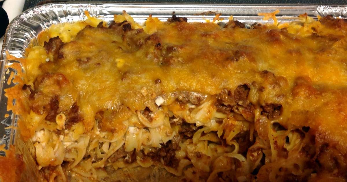 Sour Cream Noodle Bake Recipe By Marilyn Burdick Peavy Cookpad