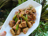 Kacang Buncis Dan Tempe Tumis Belacan