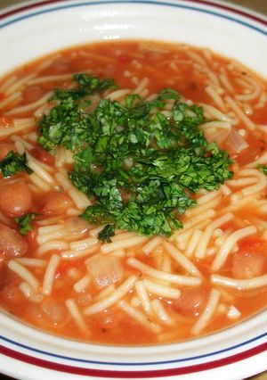 A picture of fideo.