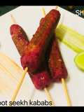 Beetroot seekh kabab