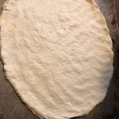 A picture of 2 ingredient pizza dough 🍕.