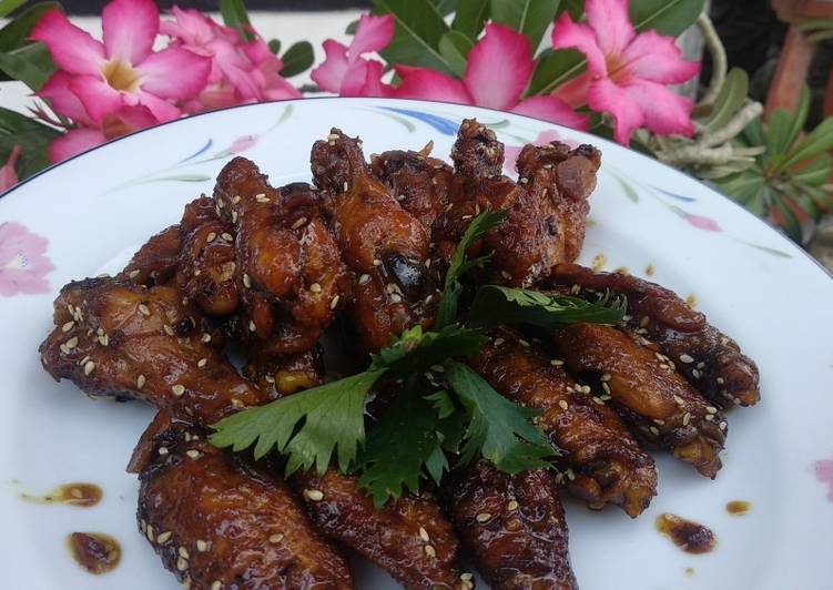 Chicken wings ala korea