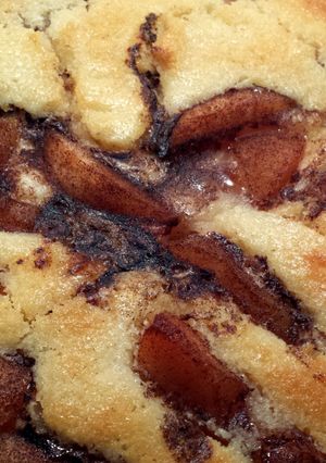A picture of Apple Spiced Cobbler.