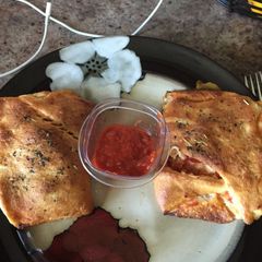 A picture of Crescent Roll Pizza Sandwich.