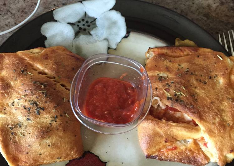 Steps to Prepare Any-night-of-the-week Crescent Roll Pizza Sandwich