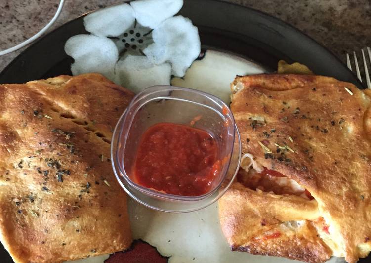 Steps to Prepare Speedy Crescent Roll Pizza Sandwich