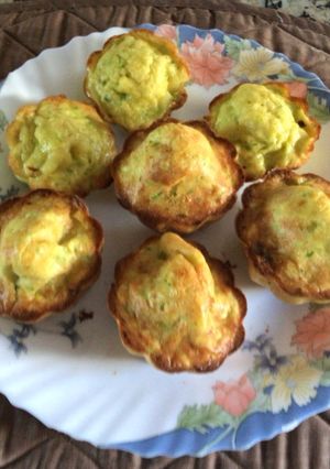 Una foto de Muffins de calabacín
