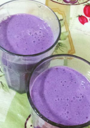 A picture of Blackberry smoothie.