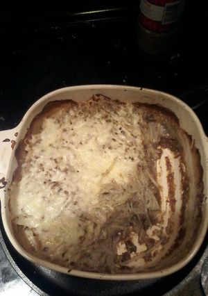 A picture of Potato caserole.