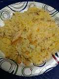 Twice cooked chicken in zesty Italian dressing with side of spicy chicken skins