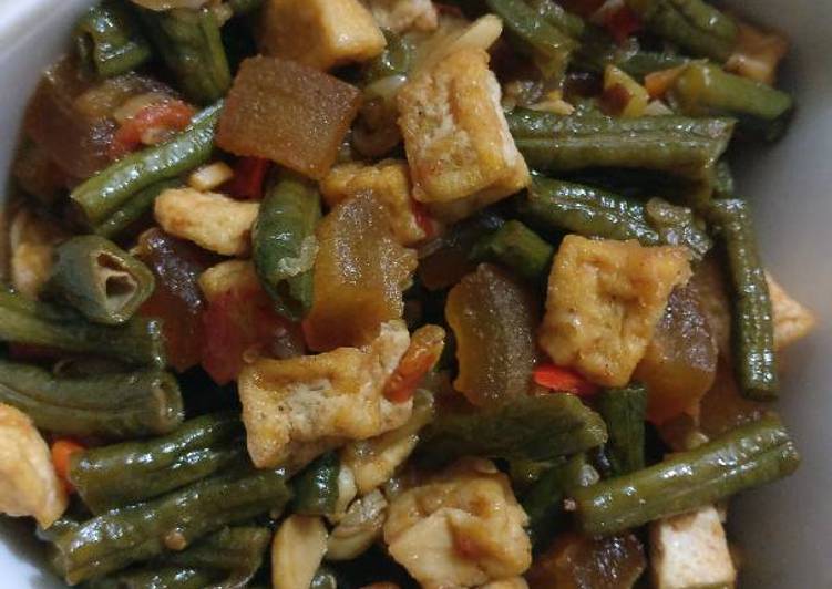 Tumis Cecek Tahu Pedas Manis