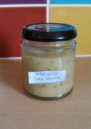 A picture of Vickys French Dressing, GF DF EF SF NF.