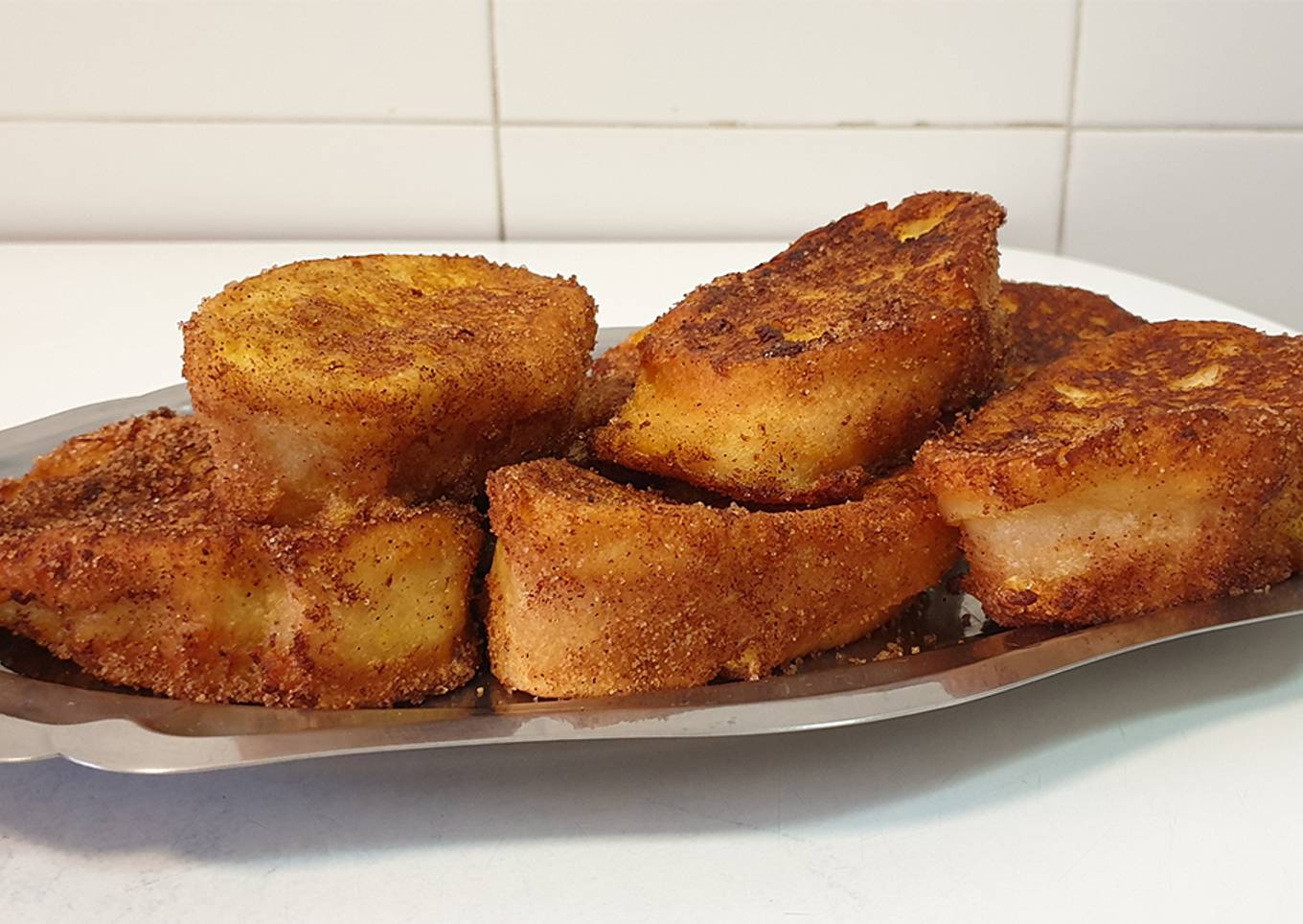 Torrijas tradicionales caseras