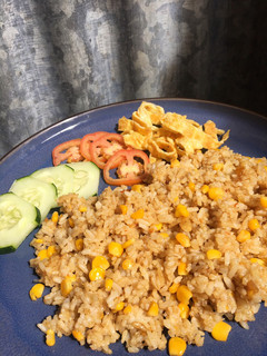 Foto resep Nasi goreng jagung
