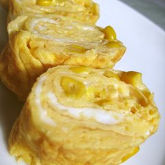 Corn and Egg Omelette A picture of Corn and Egg Omelette.