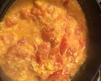 Without Fail Prepare Recipe Fried Tomato with eggs Practical Delicious