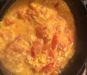 The New Way Prepare Recipe Fried Tomato with eggs Delicious and Healthy