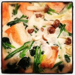 Creamy Soy Milk Stew Without Any Simmering A picture of Creamy Soy Milk Stew Without Any Simmering.