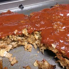 A picture of Grandma's meatloaf.