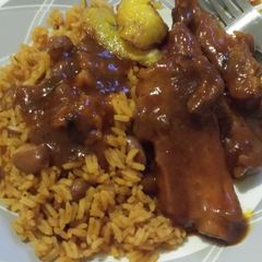 A picture of Stove top BBQ Ribs.