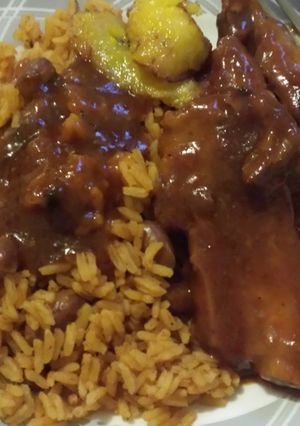 A picture of Stove top BBQ Ribs.