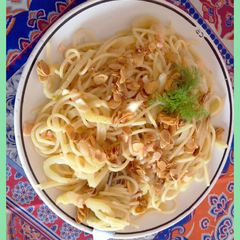 Fennel spaghetti A picture of Fennel spaghetti.