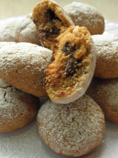 Una foto de Nevaditos de dulce de leche rellenos con chocolate