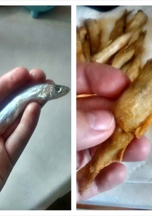 A picture of Crispy fried smelts.