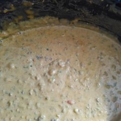 A picture of Mexican Queso Chip Dip.