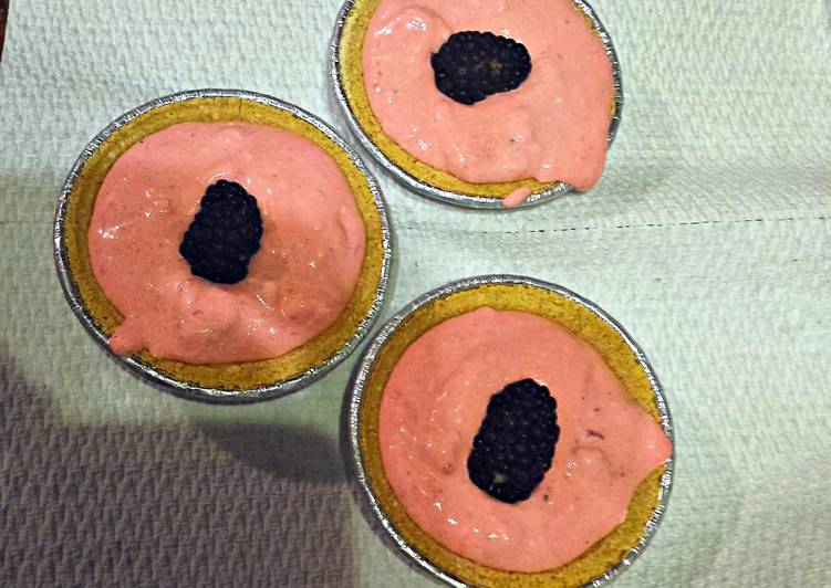 cranraspberry yogurt pie recipe main photo