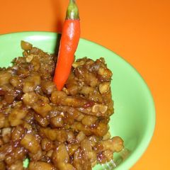 A picture of Simple Tempeh Pedas (Spicy Tempeh).
